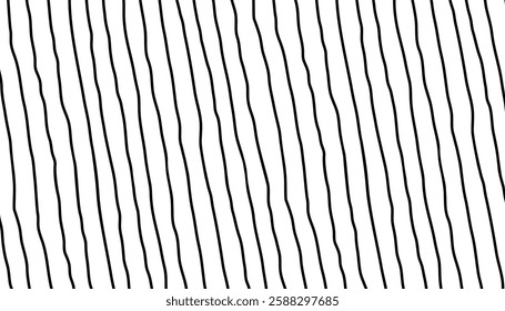 Black and white vector diagonal stripe pattern.