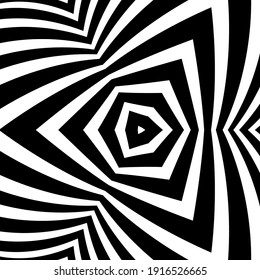 Black and white vector geometric background, abstract shapes design for poster, brochure template