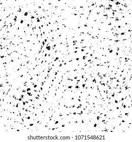 Black and white vector grainy texture with hexagone shapes. Seamless pattern for grunge background, printery, brochure, banner, card design