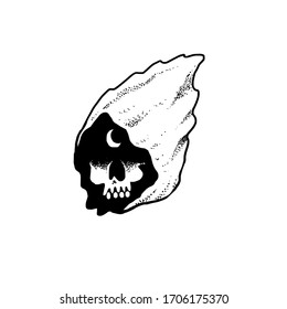 black and white vector grim reaper 