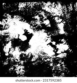 Black and white vector grunge texture