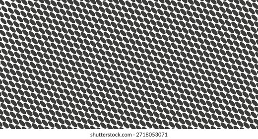Black and white vector halftone. Industrial half tone texture. Subtle dotted gradient. Retro effect overlay. Grunge dot pattern on transparent backdrop. Modern graphic halftone perforated surface