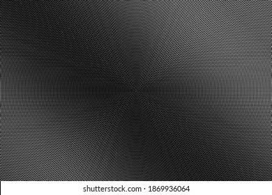Black and white vector halftone. Subtle halftone digital texture. Faded dotted gradient. Comic effect overlay. Retro dot pattern on transparent back. Graphic halftone perforated texture. Dot pattern.