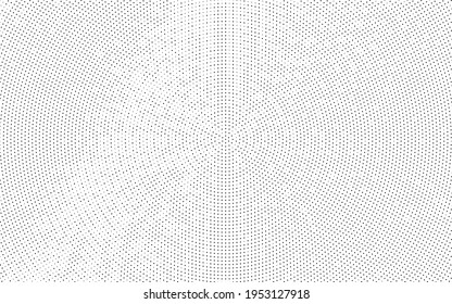 Fondo del vector de medio tono de puntos blanco y negro