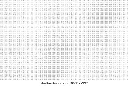 Black and white vector halftone. Subtle halftone digital texture. Faded dotted gradient. Comic effect overlay. Retro dot pattern on transparent back. Graphic halftone perforated texture. Dot pattern.
