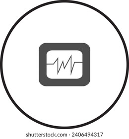Ein schwarz-weißes Vektorsymbol-Design