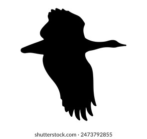 Schwarz-Weiß-Vektorillustration der arabischen Trappe.