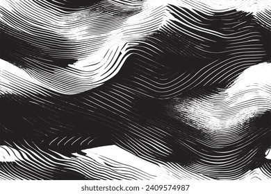 textura de fondo de ilustración de vector en blanco y negro