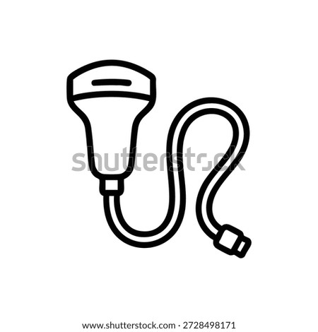 Black and white vector illustration of electric garden hand cultivator tool for harvest and agriculture