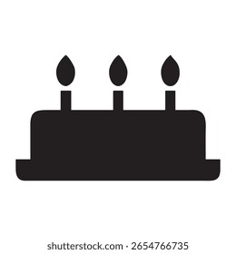 Ilustración vectorial en blanco y negro de muebles de oficina con icono de impresora