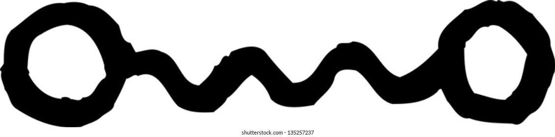 Black and white vector illustration of Schematic Symbol