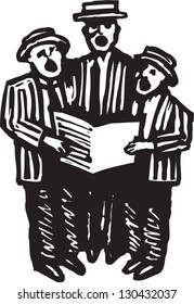 Black and white vector illustration of a sew