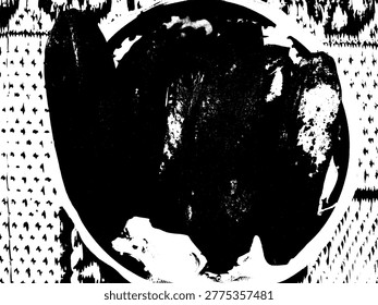 Black and white vector illustration of steamed bananas on a plate with mat background. High contrast stencil style, perfect for traditional food logos, organic packaging, and retro graphic designs.