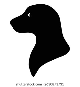 Black and white vector illustration of a woman's head and a horse's head, both animal and human symbols in silhouette icon design
