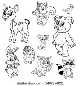 720 Happy Animals Coloring Pages Pictures