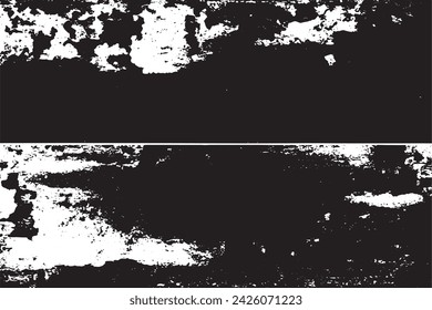 imagen vectorial en blanco y negro de grunge desestresado textura de fondo desgastado