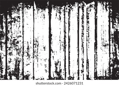 imagen vectorial en blanco y negro de grunge desestresado textura de fondo desgastado