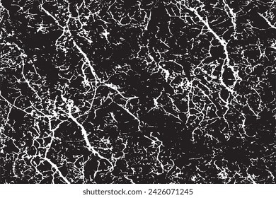 imagen vectorial en blanco y negro de grunge desestresado textura de fondo desgastado