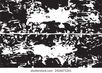 imagen vectorial en blanco y negro de grunge desestresado textura de fondo desgastado