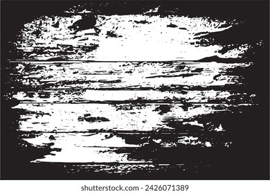 imagen vectorial en blanco y negro de grunge desestresado textura de fondo desgastado