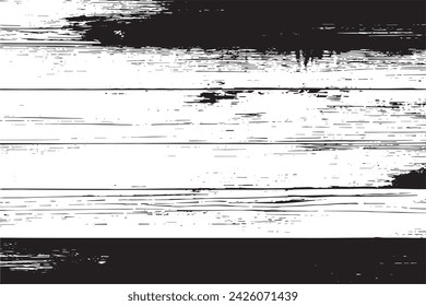 imagen vectorial en blanco y negro de grunge desestresado textura de fondo desgastado