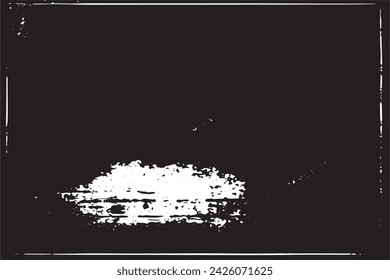 imagen vectorial en blanco y negro de grunge desestresado textura de fondo desgastado