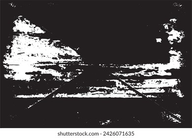 imagen vectorial en blanco y negro de grunge desestresado textura de fondo desgastado