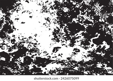 imagen vectorial en blanco y negro de grunge desestresado textura de fondo desgastado