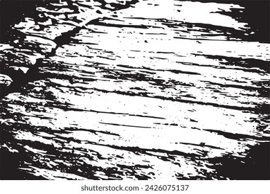 imagen vectorial en blanco y negro de grunge desestresado textura de fondo desgastado