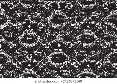 imagen vectorial en blanco y negro de grunge desestresado textura de fondo desgastado