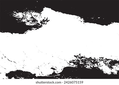 imagen vectorial en blanco y negro de grunge desestresado textura de fondo desgastado