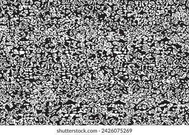 black and white vector image of grunge destressed rough weathered background texture