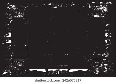 imagen vectorial en blanco y negro de grunge desestresado textura de fondo desgastado