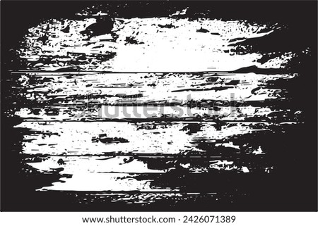 black and white vector image of grunge destressed rough weathered background texture