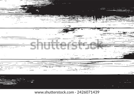 black and white vector image of grunge destressed rough weathered background texture