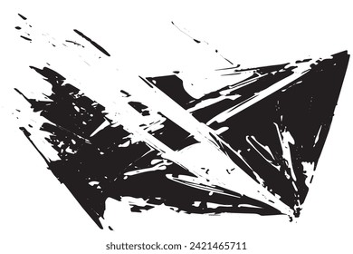 black and white vector image of overlay monochrome grunge background texture
