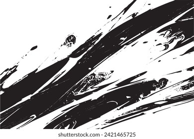 black and white vector image of overlay monochrome grunge background texture