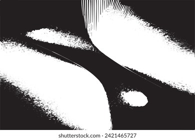 black and white vector image of overlay monochrome grunge background texture
