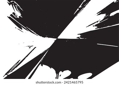 black and white vector image of overlay monochrome grunge background texture
