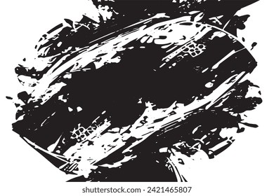 black and white vector image of overlay monochrome grunge background texture