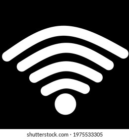 Black and white vector image shaped like a network.