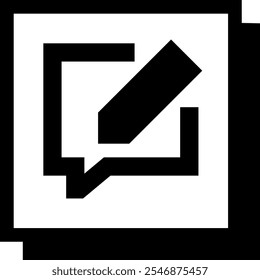 Diseño de iones de Vector blanco y negro 