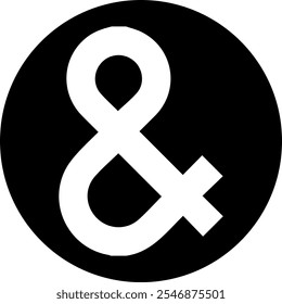 Black and white vector ion design 