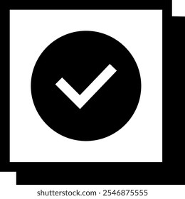 Black and white vector ion design 
