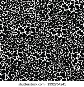 black and white vector leopard texture. vector jaguar skin pattern. Colored leopard skin background. vector leopard skin texture. Wild Jaguar trendy pattern. Cartoon exotic leopard lady trend spots .