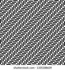 Black and white Vector line pattern geometric background