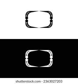 Diseño de plantillas de logotipo para vectores en blanco y negro  