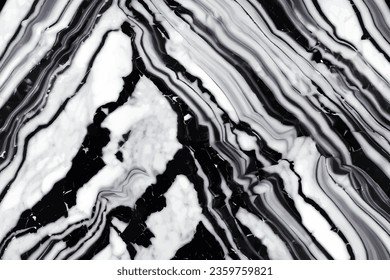 Black and white vector marble texture for tile wallpaper, luxurious background. Creative stone vector ceramic art, card backdrop design. 