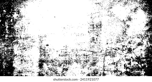 Black and white vector noise grungy overlay. Distressed grunge texture overlay.