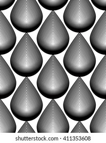 Black and white vector ornamental pattern, seamless art background decorated with monochrome lines, best for graphic and web design. Geometric ornate decoration.